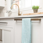 Once Again Home Co. Super Absorbant Anywhere Towel, Branches, Turquoise