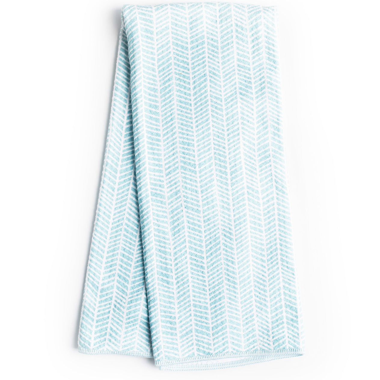Once Again Home Co. Super Absorbant Anywhere Towel, Branches, Turquoise
