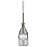 Polder Stainless Steel Toilet Brush Caddy, Brushed