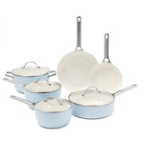 GreenPan 10 Piece Nonstick Cookware Set, Minerals Coating