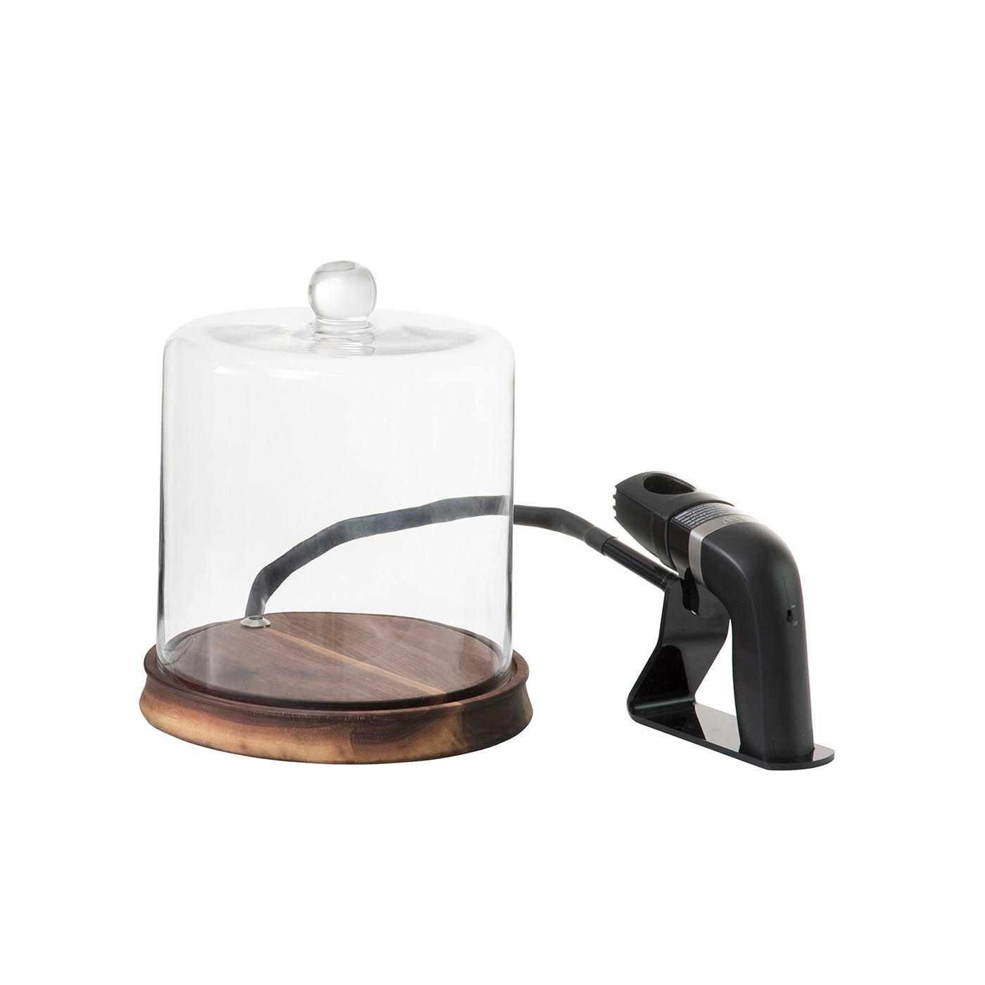 Crafthouse by Fortessa Glass Smoke Cloche w/Smoker & Chips, 9.25" x 11"