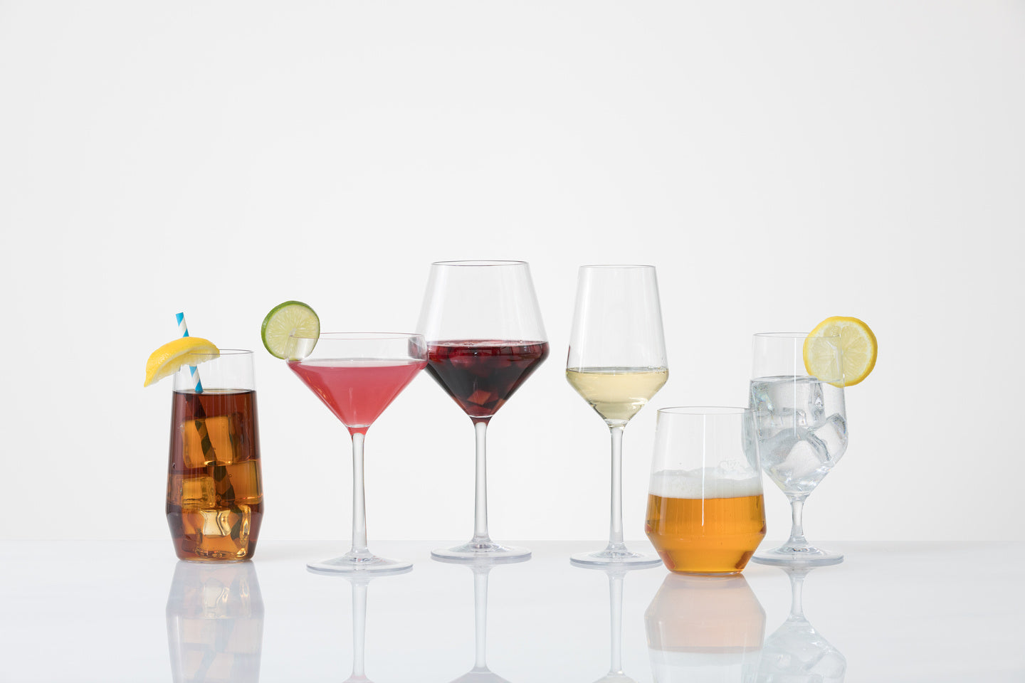 D&V By Fortessa Sole Copolyester Outdoor Drinkware Martini Glass, Set of 6