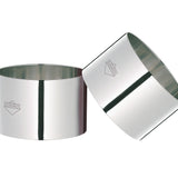 Kuchenprofi Cooking Ring Molds, 4 Piece Set, 3-Inch, Stainless