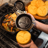 Lodge Yellowstone 5 Inch Seasoned Cast Iron Power Y Skillet