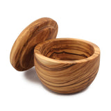 Swissmar Napoli Olive Wood Salt Keeper With Removable Lid