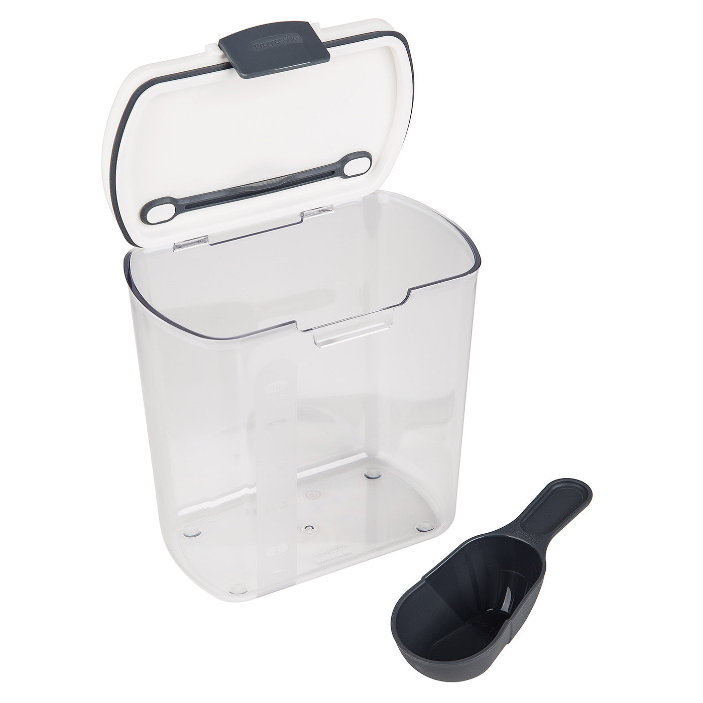Progressive Prepworks Plastic 2.5-Quart Grain ProKeeper Storage Container, Clear