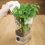 Progressive Prepworks BPA-Free Plastic Herb ProKeeper for Herbs, White
