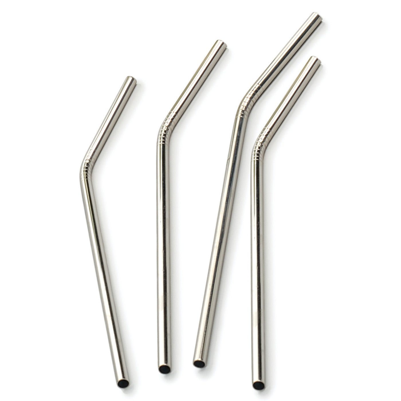 RSVP Endurance Stainless Steel Drink Straws, Set of 4