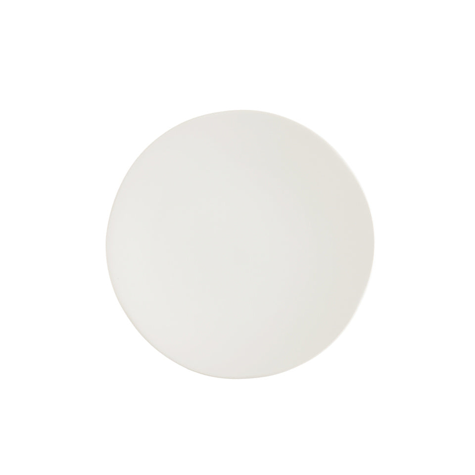 Fortessa Vitraluxe Dinnerware Heirloom Salad Plate, 8-Inch, Set of 4, Linen