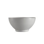 Fortessa Vitraluxe Dinnerware Heirloom Rice Bowl, 5.75-Inch, Set of 4, Smoke
