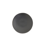 Fortessa Vitraluxe Dinnerware Heirloom Bread & Butter Plate, 6.25-Inch, Set of 4, Charcoal