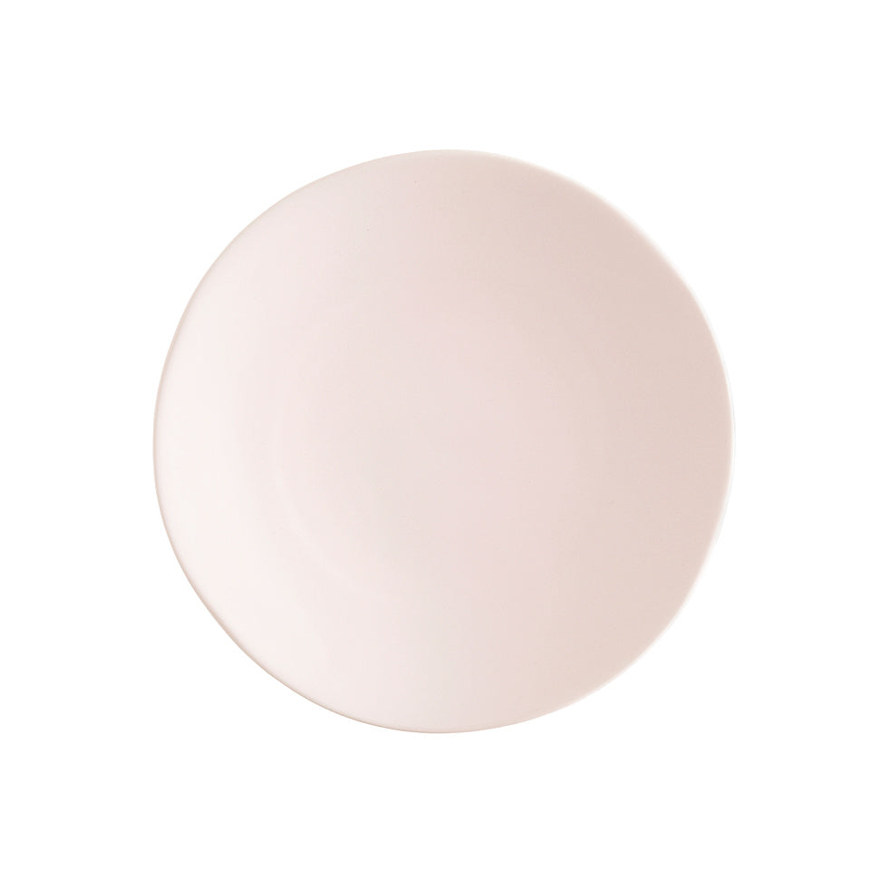 Fortessa Vitraluxe Dinnerware Heirloom Dinner Plate, 10.75-Inch, Set of 4, Blush