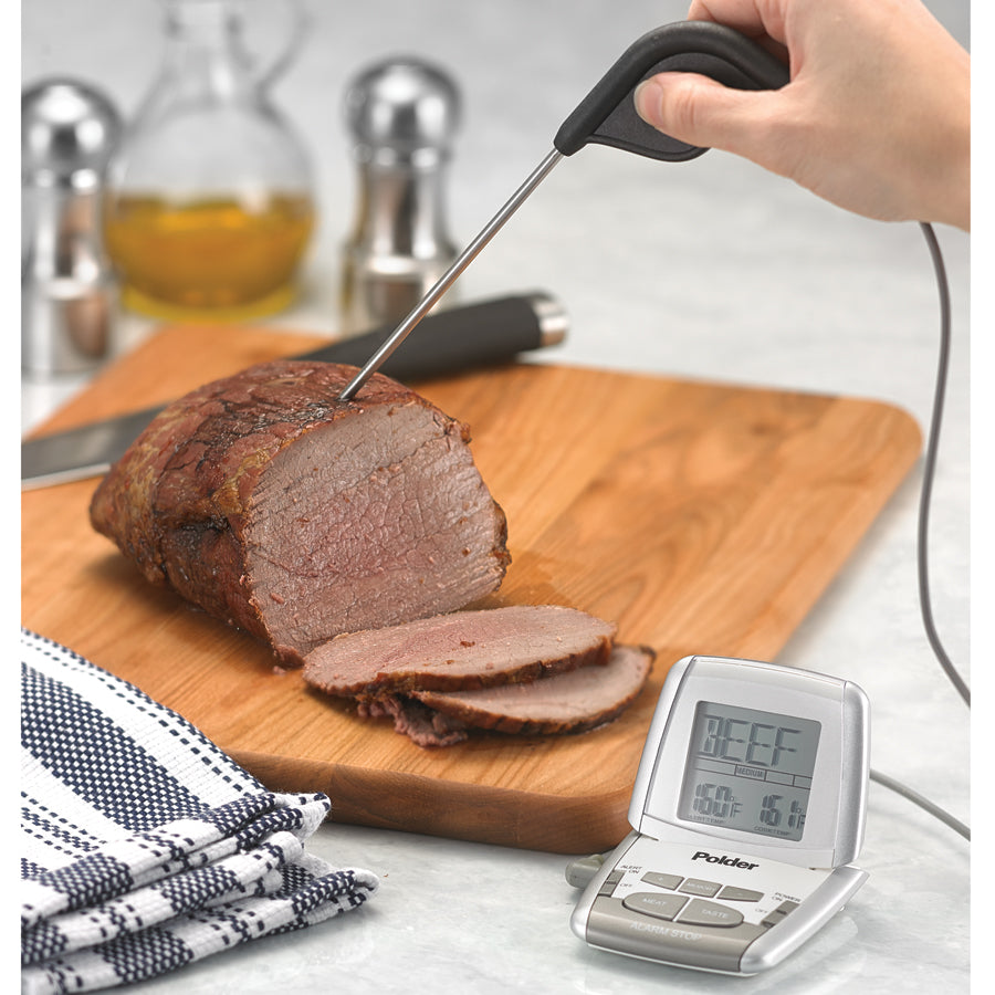 Polder Deluxe Preset In-Oven Thermometer with Ultra Probe THM-308-90
