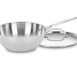 Cuisinart Chef's Classic Stainless 3 Quart Chef's Pan, Stainless Steel
